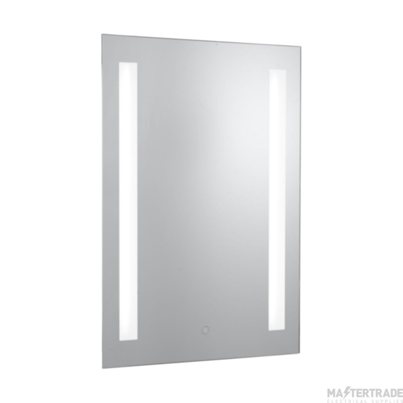 Searchlight Bathroom Mirror With Integral LEDs And Shaver Socket