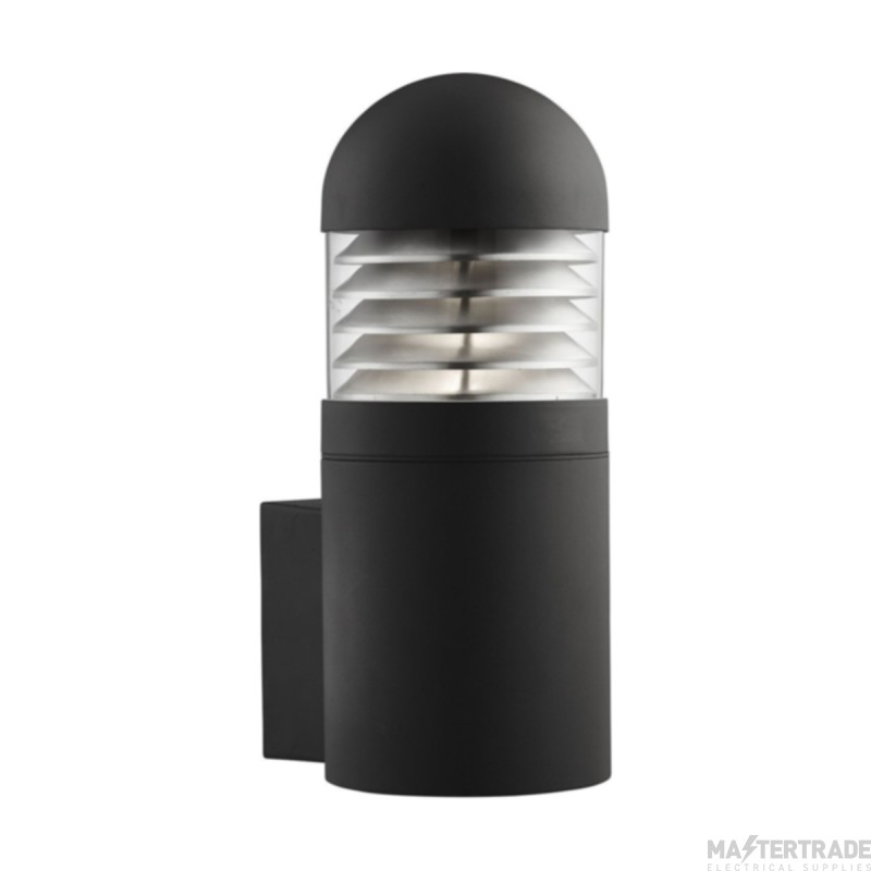 Searchlight IP44 Outdoor Wall Light With Polycarbonate Diffuser In Black