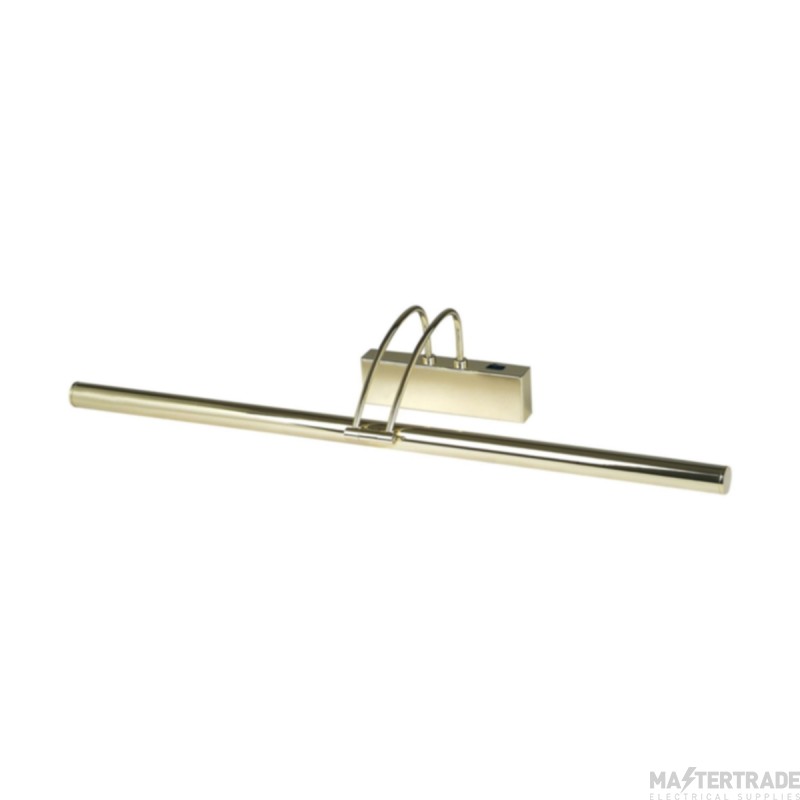 Searchlight Adjustable LED Picture Light In Polished Brass
