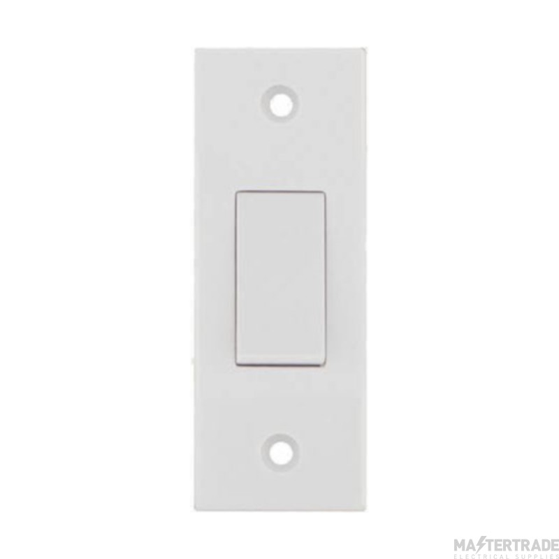 Selectric Switch Push Architrave Blank X Rated 10A White