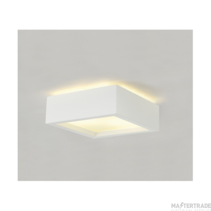 SLV Ceiling Light PLASTRA 105 Square E27 IP20 25W 220-240V 25x25x9.5cm