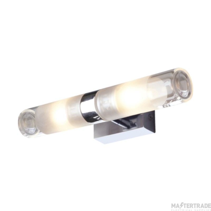 SLV Wall Light MIBO Up/Down G9 QT14 IP21 2x25W 220-240V 4x23x8.5cm Chrome Aluminium
