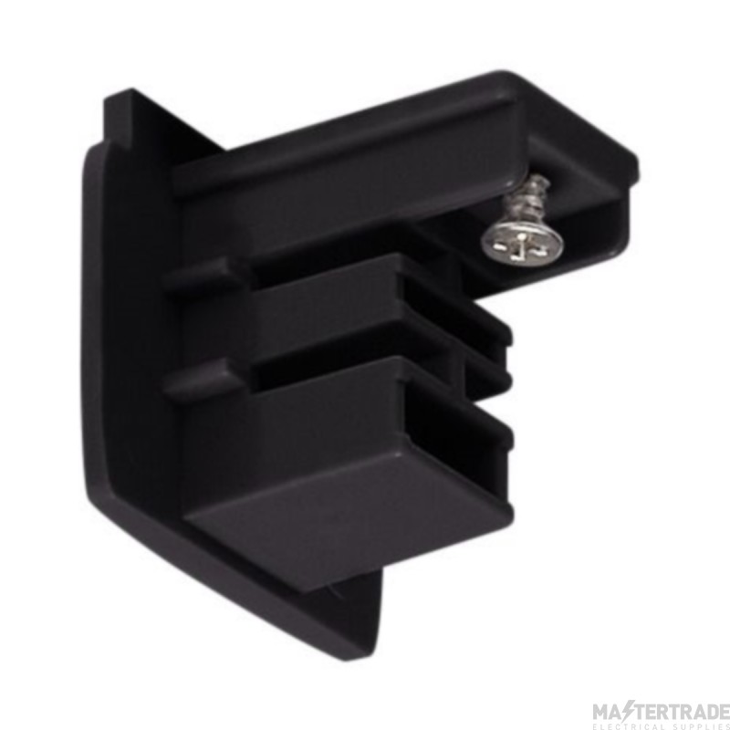 SLV End Cap S-TRACK 3 Circuit 3.5x3.3x3.2cm Black Plastic