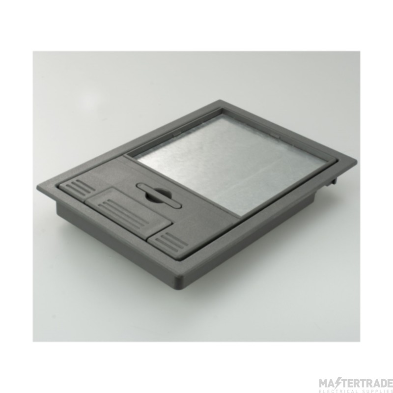 Tass 1C Floor Box Lid 230x160x6mm Grey Polycarbonate ABS