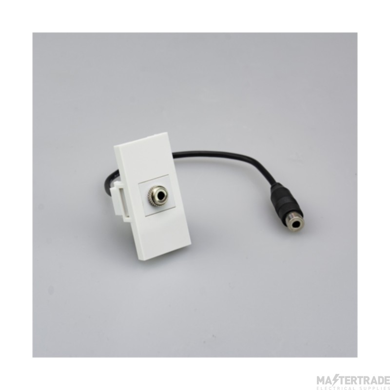 Tass 3.5mm Audio Coupler Module (EURO) White 50x25mm
