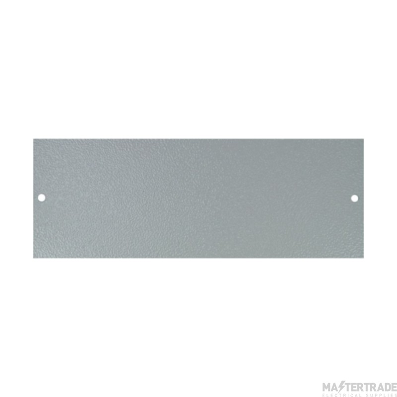 Tass Blanking Plate 185x68mm Light Grey Galvanised Steel
