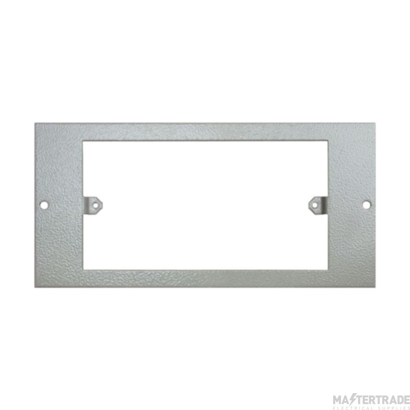 Tass Plate Accessory Standard Twin 185x89mm Light Grey Galvanised Steel