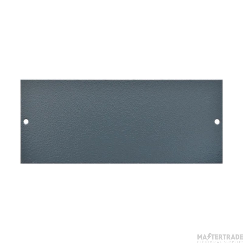 Tass Blanking Plate 185x76mm Dark Grey Galvanised Steel