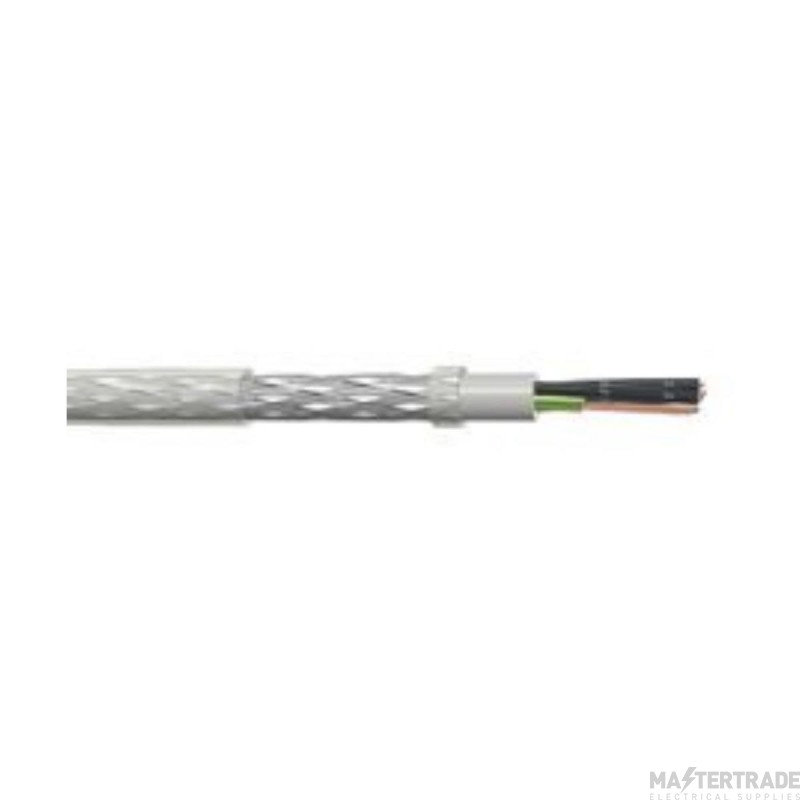 5 Core SY 4.0mmSQ Control Flex Cable Clear Per Metre 1M