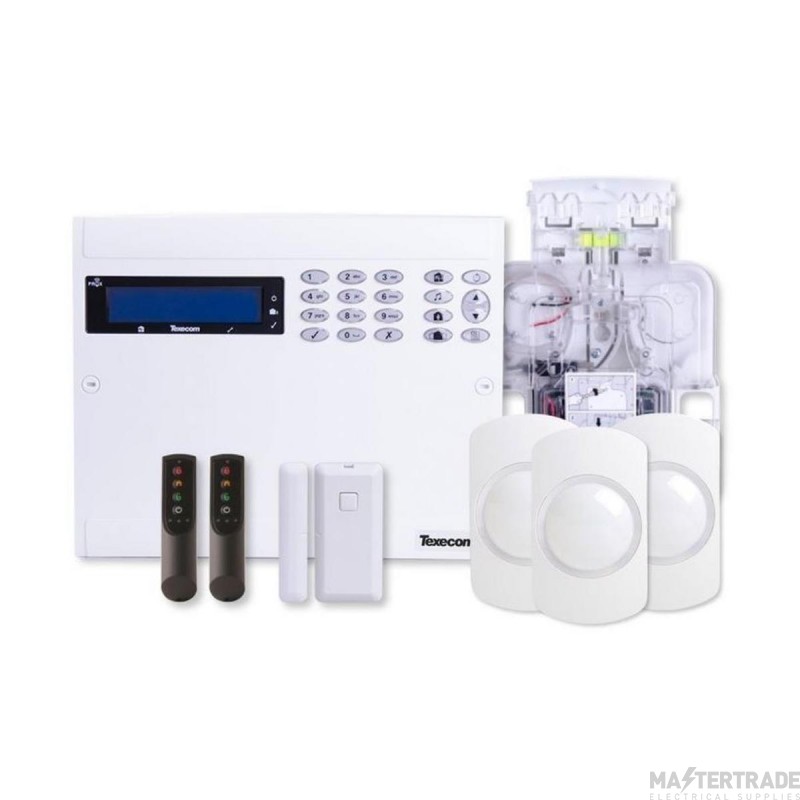 Texecom 64 Zone Self Contained Wireless Kit with Sounder