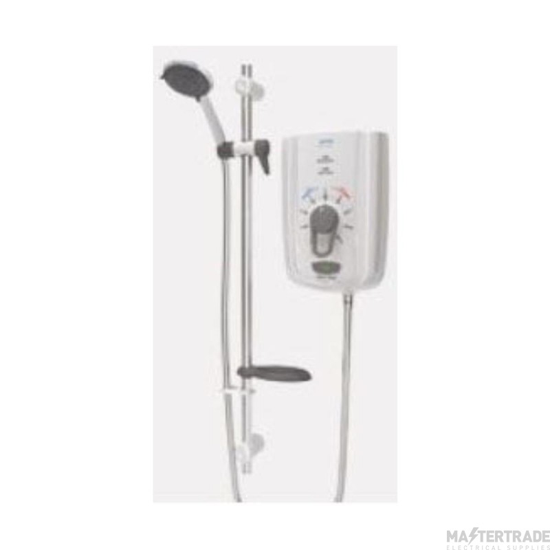 Triton Omnicare Shower Electric Thermostatic Design c/w Extended Kit 8.5kW 360x245x112mm White