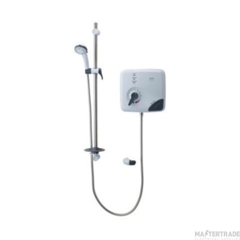 Triton Safeguard Shower Electric Thermostatic 8.5kW White/Chrome