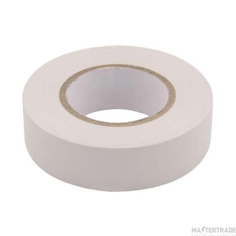 Unicrimp 19mmx33m White Insulation Tape PVC