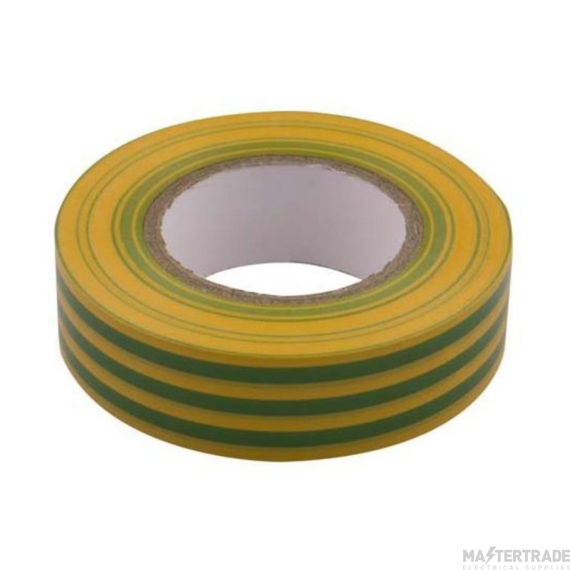 Unicrimp 19mmx33m Green/Yellow Insulation Tape PVC