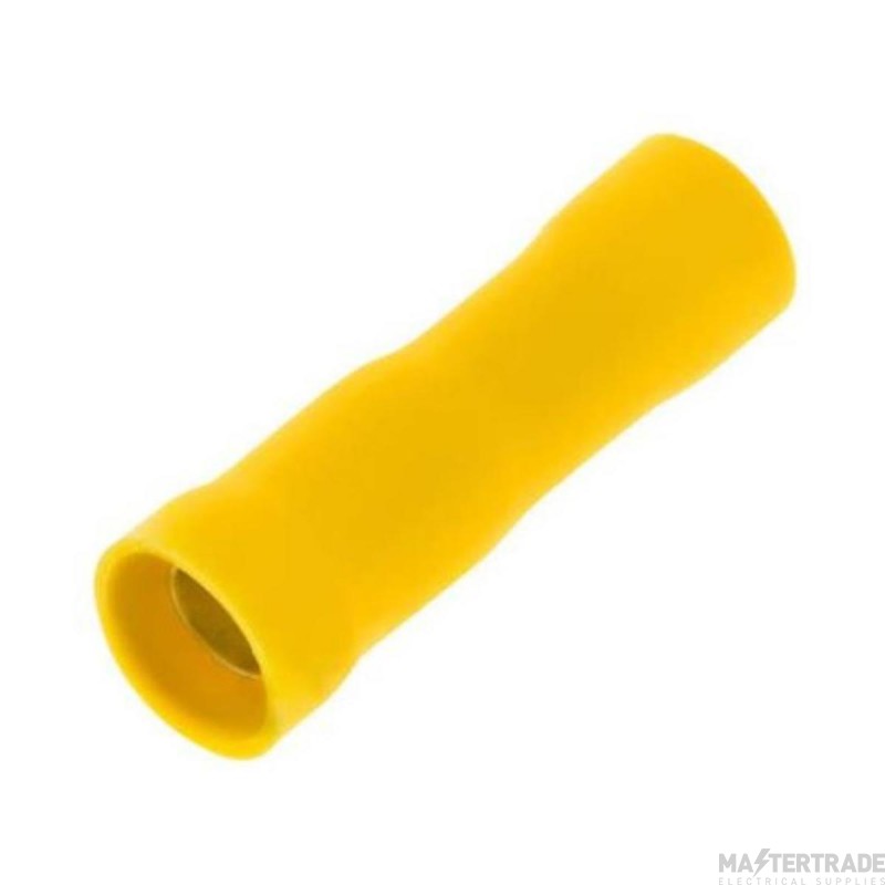 Unicrimp 5mm Female Bullet Terminal Pre-Insulated Yellow Pack=100