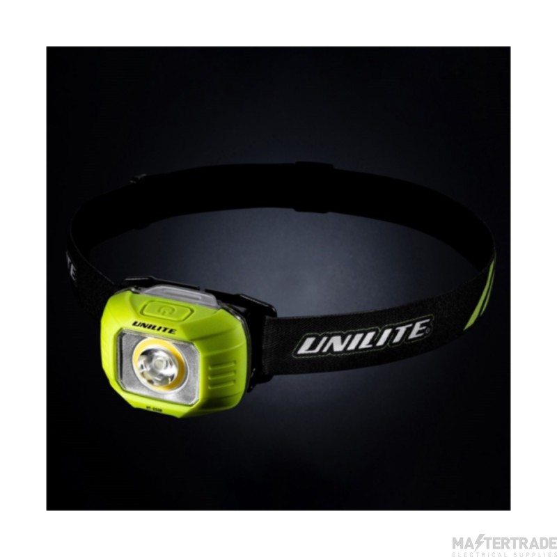 Unilite Headlight Dual LED 650lm CREE 6500K 3x1.8V AAA Batteries 46.3x68.7x40mm