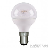 BELL 60579 2.1W LED 45mm Dimmable Round Ball Clear SBC 2700K