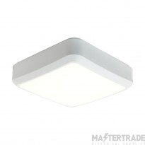 Ansell Astro 14W Emergency LED CCT Wall/Ceiling Square Bulkhead MW White/Visiluxe