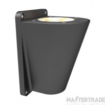 Ansell Up/Down Wall Light with GU10 Lampholder Graphite
