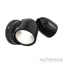 Ansell Zeker Twin LED CCT Floodlight IP65 25W Black