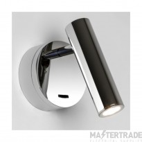 Astro Enna Wall Light Surf Switched c/w LED & Driver IP20 3W Polished Chrome