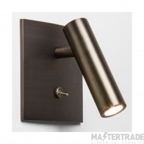 Astro Enna Wall Light Square Switched LED 2700K 4.5W Bronze