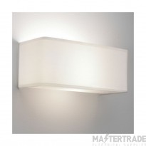Astro Ashino Wide Indoor Wall Light in White Fabric 1166002