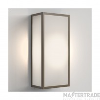 Astro Messina 160 Frosted II Outdoor Wall Light in Bronze 1183026