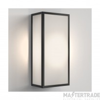 Astro Messina 160 Frosted II Outdoor Wall Light in Textured Black 1183030