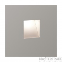Astro Borgo Trimless 65 LED Indoor Recessed Wall Light in Matt White 1212008
