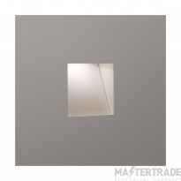 Astro Borgo Trimless 65 LED 2700K Indoor Recessed Wall Light in Matt White 1212028