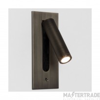 Astro Fuse Wall Light Switched LED 2700K IP20 c/w Driver 4.3W Bronze