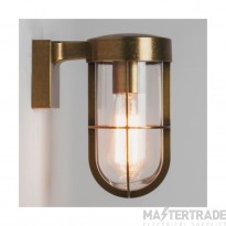 Astro Cabin Wall Outdoor Wall Light in Antique Brass 1368003