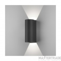 Astro Dunbar 255 LED Outdoor Wall Light in Textured Black 1384005