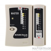 Basetech Bt-100 Cable Tester For Rj-45, Rj-11
