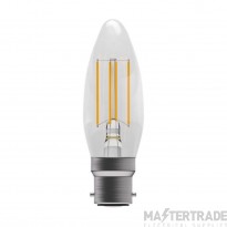 BELL Lamp LED Filament Candle Clear BC 4W 240V Warm White 2700K