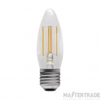 BELL Lamp LED Filament Candle Clear ES 4W 240V Warm White 2700K