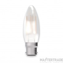 BELL Lamp LED Filament B22 BC Candle Dimmable Satin 4W 240V Warm White 2700K