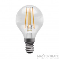 BELL Lamp LED Filament E14 SES Round Dimmable Clear 4W 240V Warm White 2700K