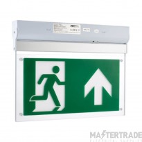 BELL Exit Sign Spectrum Blade LED Surface c/w Up Legend M & NM 2.5W
