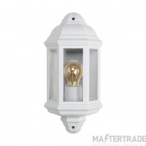 BELL Retro Wall Light Vintage Half Lantern IP54 Cool White