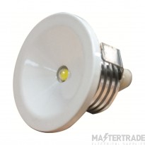 BLE 1W Infinity LED Emergency Downlight 3hrM IP40 White