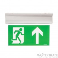 Channel Forest Emergency Exit Sign Wall Bracket White