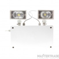 Channel Grove LED Emergency Twin Spots 3hrNM IP65 110V White 