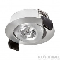 Collingwood DL120WARMWHITE Brushed aluminium round downlight,