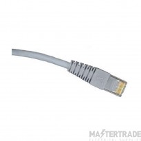 Cat6 UTP RJ45 Patch Lead Grey 0.5M (LSOH with Latch Protection Boot)