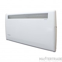 Consort Heater Fan Slimline LST c/w 7 Day Timer Intelligent Control 1kW White