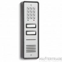 Bell 2 Button Surface Audio Entry Panel with Keypad, Aluminium