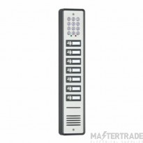 Bell 7 Button Surface Audio Entry Panel with Keypad, Aluminium