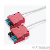 CP Electronics Lead 6P 6 Core Luminaire Extender Black/Blue Coding c/w Red Plug 1.5mmx3m LSF